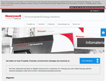 Tablet Screenshot of honeywell-infomaterial.de